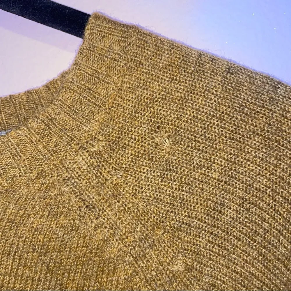 J Crew Wool Crewneck Pullover Sweater Men XL Neutral Minimalist Office Casual